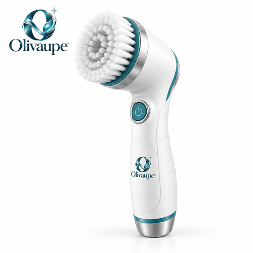 Olivaupe™ Cordless Electric Spin Cleaning Brush – Rechargeable Multi-Head Scrubber with Extendable Handle for Bathroom, Kitchen & Home Cleaning