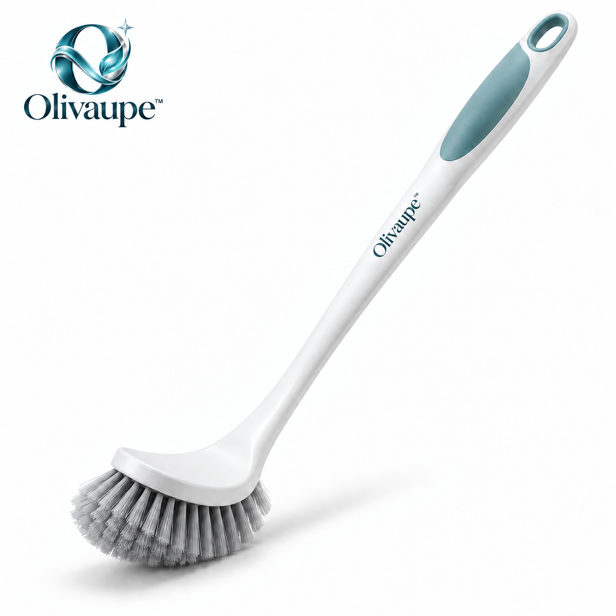 Olivaupe™ ReachEase Long-Handle Bathroom Scrub Brush – Extendable Floor & Shower Cleaning Brush for Tile, Tub, Grout & Hard-to-Reach Areas