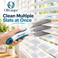 Olivaupe™ Dual-Sided Blind Cleaning Brush – Multi-Slat Dusting Tool for Window Blinds, Shutters, Vents & Narrow Household Surfaces