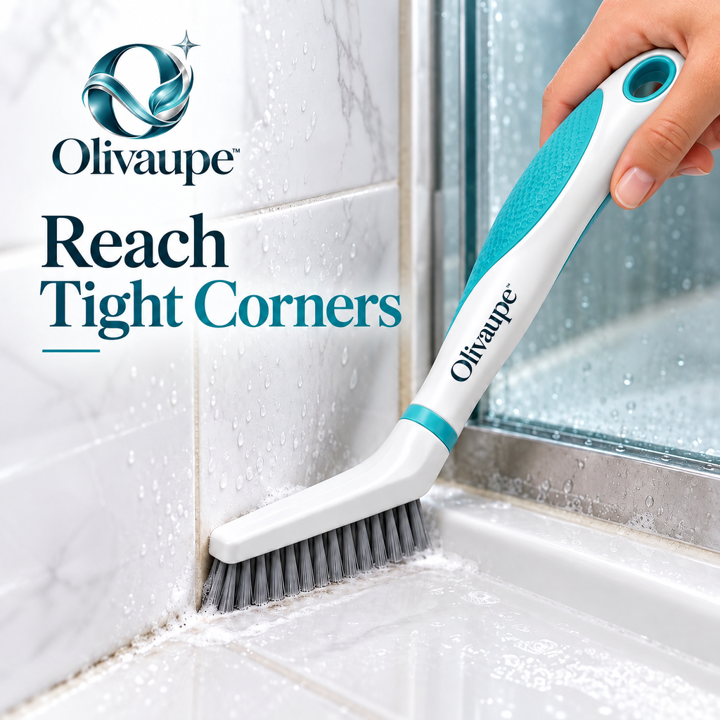 Olivaupe™ Precision Grout Cleaning Brush – Narrow Tile Joint Scrubber for Bathrooms, Kitchens & Hard-to-Reach Lines