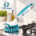 Olivaupe™ HeatZone Stovetop Cleaning Brush – Heavy-Duty Kitchen Scrubber for Cooktops, Burners, Grates & Grease-Prone Surfaces